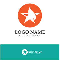 Star logo design illustration vector with modern concept 