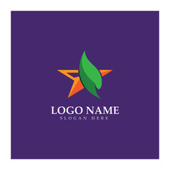 Fototapeta premium Star logo design illustration vector with modern concept 