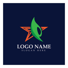 Obraz premium Star logo design illustration vector with modern concept 