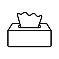 Tissue icon. kleenex sign. vector illustration