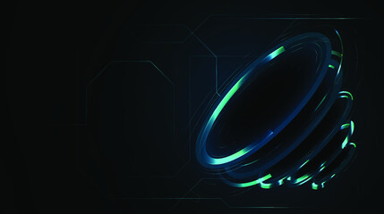 cyber punk background and link network, light background , digital background future, banner product  © Aneg