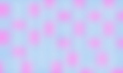 blue blur background with pink brush dots