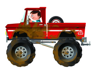 Monster Truck Red © Tim