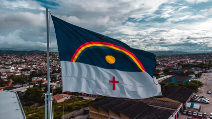 Bandeira Pernambuco Nordeste Sertão Caatinga Agreste Viagem Viajar Turismo Feira Pernambucano Cidade Nordestina Paisagem Drone Símbolos