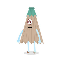 Japanese umbrella ghosts, devil, youkai illustration