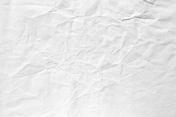 white crumpled paper background texture macro closeup