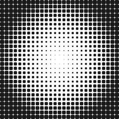 Halftone Squircle Square Shapes Texture Pattern