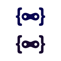 ninja code logo simple vector design illustration template © katsumatakun