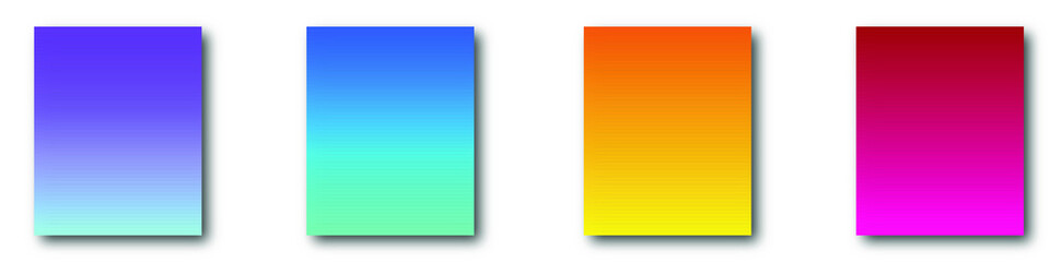 Set of vector grainy gradients in pastel colors. For covers, wallpapers, branding and other projects. You can use a grainy texture for any of the gradients.