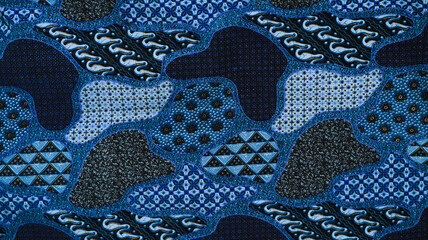 Beautiful Blue Batik pattern 
