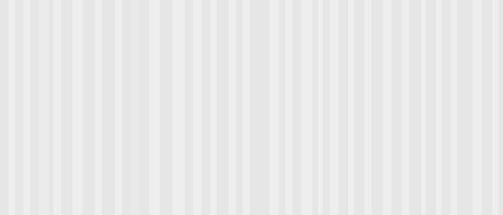 White trend background wide, neutral striped wallpaper splash, abstract texture. Minimal gray template with lines for website, light gradient design, vector illustration.