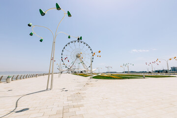 Ferris Wheel also known as the Baku Eye is a Ferris wheel on Baku Boulevard, Azerbaijan.