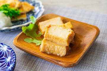 豆腐料理　厚揚げの煮物
