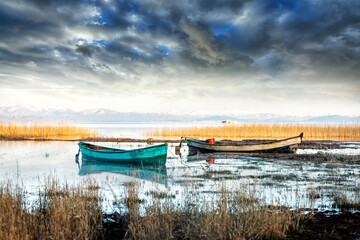 Lake Beysehir  (Turkish: Beysehir Golu) or Caralis or Karalis. It is a large freshwater lake in Isparta and Konya provinces in southwestern Turkey.