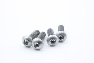 Stainless button head millimeter allen screw