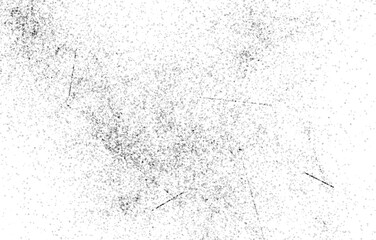 Grunge black and white pattern. Monochrome particles abstract texture. Background of cracks, scuffs, chips, stains, ink spots, lines. Dark design background surface.