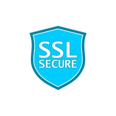 SSL Secure connection icon isolated on white background