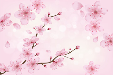 Fototapeta premium Cherry Blossom Background - 19