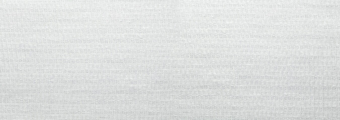 Fototapeta na wymiar white cotton kitchen towel texture, wide textile background