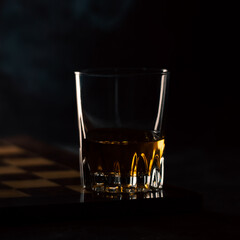 Vaso de Whisky dark photography