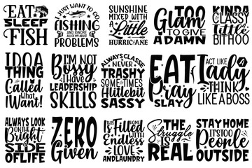 Obraz premium Cute & Funny Svg Design Bundle