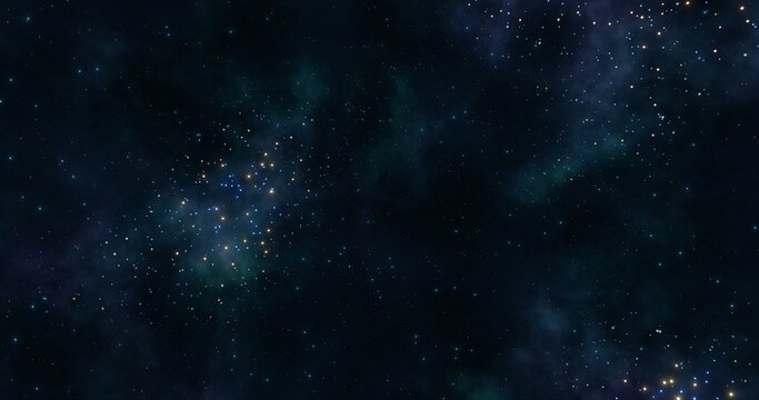 Nebula background. Galaxy in the universe. 3d rendering.	