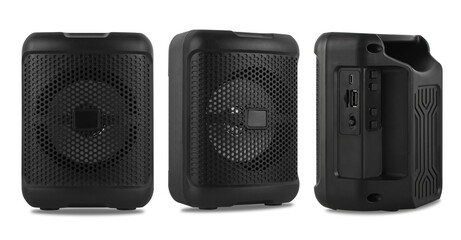 Obraz premium acoustic system, acoustic speakers, on a white background