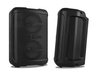 Obraz premium acoustic system, acoustic speakers, on a white background