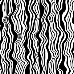 Vector seamless striped pattern with optical illusion. Simple design for wrapping paper, wallpaper, textile, stationery.