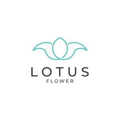 Fototapeta premium A beautiful and naturally beautiful lotus spa flower, with a luxurious and elegant lotus flower vector illustration editing, suitable for beauty and cosmetic salons.