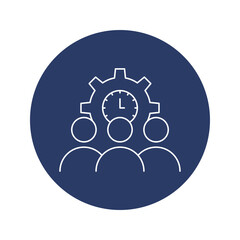 Human resource maintenance icon