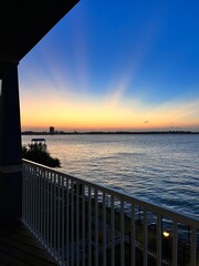 Obraz premium sunset over the sea