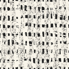 Monochrome Washed-Out Canvas Effect Textured Pattern