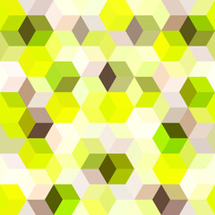 Obraz na płótnie Canvas Hexagon grid seamless vector background.