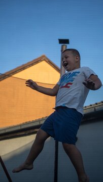 boy jumping