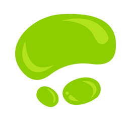 Slime Leaking liquid. Vector illustration