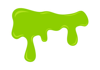 Slime Leaking liquid. Vector illustration