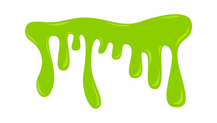 Slime Leaking liquid. Vector illustration