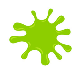 Slime Leaking liquid. Vector illustration