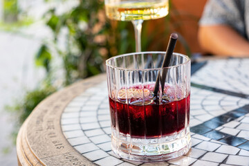 summer  cocktail in the terrace