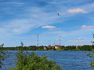Summer clouds in Zhostovo
