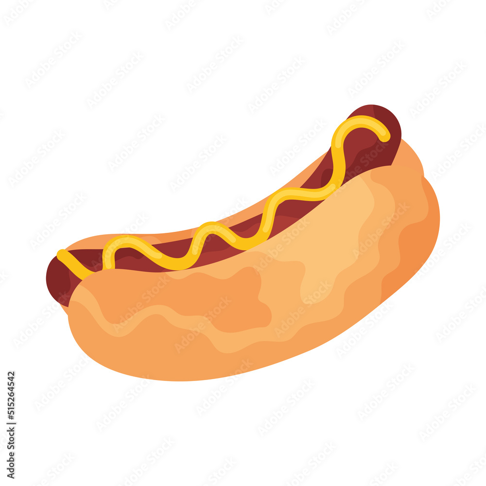 Poster hot dog icon