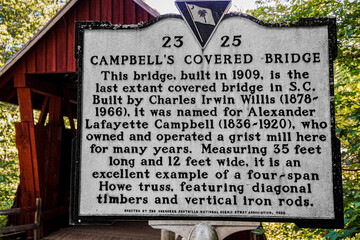 Campbell's Covered Bridge Sign