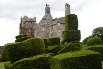 16th century Earlshall Castle, Leuchars, Fife, Scotland, July 2022, Open Gardens