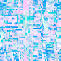 abstract mosaic seamless pattern in a cold colors
