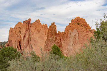 Fototapeta premium Red Peaks