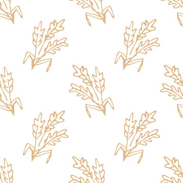Seamless wheat pattern