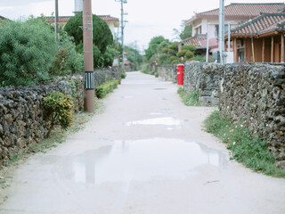 竹富島の町並み