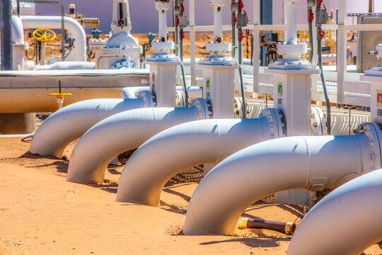 Oil Tank Farm in West Texas