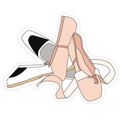 Zapatillas de Ballet y zapatos de danza © MariaFernanda